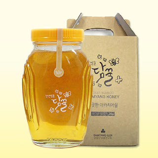 [담양농협] 100% 천연 벌꿀 아카시아꿀 1.2kg 2.4kg 