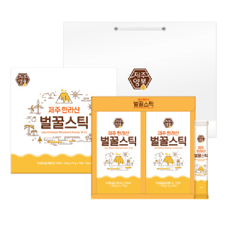 [제주양봉] 자연벌꿀 100% 제주한라산 벌꿀스틱 20개입 8호