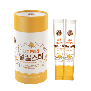 [제주양봉] 자연벌꿀 100% 제주한라산 벌꿀스틱 30개입 7호