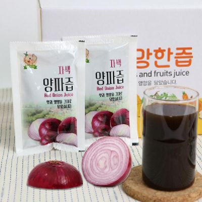 (전남오픈마켓)건강한즙 자색 양파즙 100ml 50포 50개 50팩 1박스