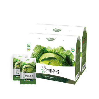 추석기획 / 유기농 브로콜리 양배추즙 110ml x 30포 (총2BOX)