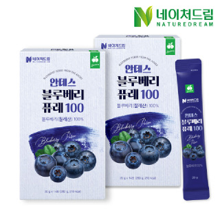 네이처드림 안데스 블루베리 퓨레 100 (20g x 14포 x 2박스)