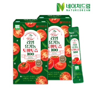 네이처드림 리얼 유기농 토마토즙 100 (20g x 14포 x 2박스)