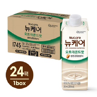 [본사출고] 뉴케어 오트아몬드맛 200ml (24팩),1박스