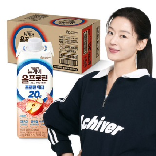 [본사출고] 뉴케어 올프로틴 프로틴워터 사과맛 (350mlx18팩) 1박스