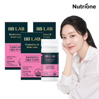 [뉴트리원] 비비랩 프로바이오틱스 W 이너케어 질 유래 유산균 3박스 (3개월분)