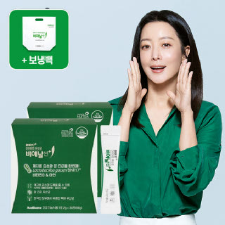 [김희선 PICK] BNR17 비에날씬 플러스 다이어트 유산균 모유유래 체지방감소 2개월 (보냉백 증정)