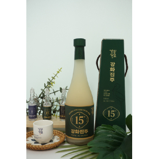 [無감미료]강화진주15도(탁주),500ML