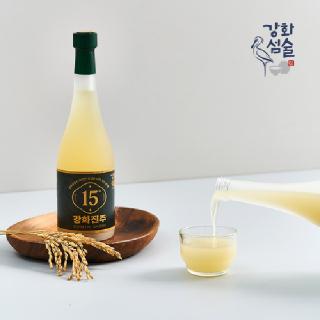 [강화섬술]강화진주15도(탁주),500ML