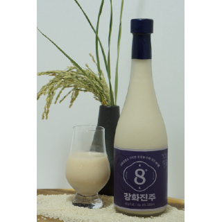 [無감미료]강화진주8도(탁주),500ML