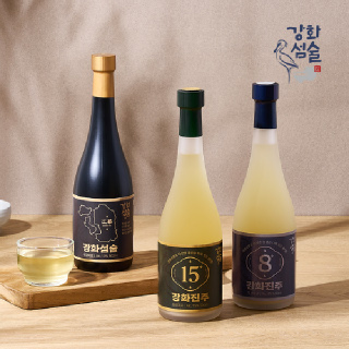 [無감미료]강화진주8도15도(탁주),강화섬술13도(약주),500ML