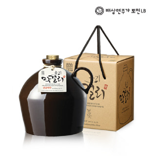 배상면주가 느린마을 옹기막걸리 세트 7도 1980ml