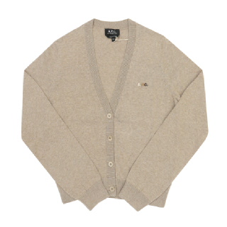 아페쎄 COEZJ F22316 PBC HEATHERED BEIGE 여성 가디건