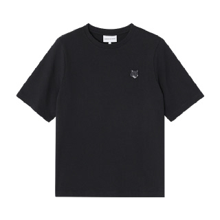 메종키츠네 MW00127KJ0119 P199 볼드 폭스 헤드 패치 여성 반팔티