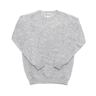 할리오브스코틀랜드 M3834 7 SHAGGY SILVER SHAGGY DOG 쉐기 독 실버 홀가먼트 남성 니트