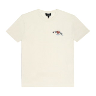 아페쎄 COGCK H26511 AAD ECRU Oscar 오스카 플로랄 남성 반팔티