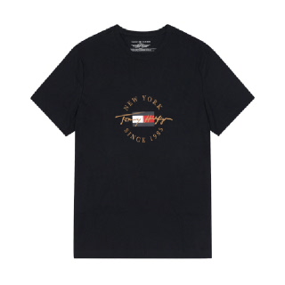 타미힐피거 09T4510 411 로고 남성 반팔티