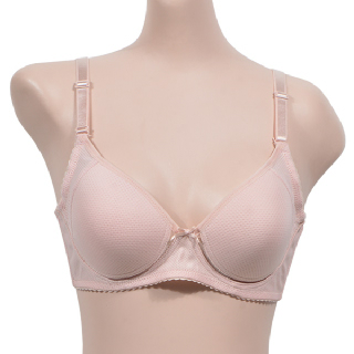 [비비안][BR7100-B]리본 포인트 노와이어 B컵 브라