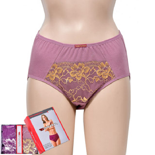 부드럽고 편안한 면스판 맥시 봉제라인 여성 거들팬티 2매입0018yk