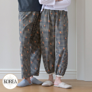 파자마 잠옷 커플 바지 가을 겨울 AP9-426 M스웨터곰