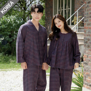 M1885_5885 예쁜 커플 잠옷 남성 여성 순면 홈웨어 파자마 95호 100호 105호