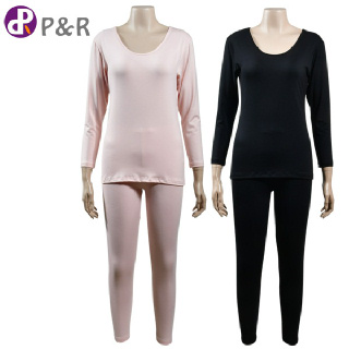 [피엔알]에어로웜 바디히트 여성내의 상하의 세트