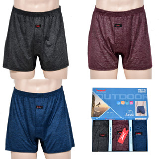 활동성과 편안함을 갖춘 베이직 남성 데일리 사각팬티 (3매입)0100bc