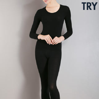 트라이 보습 여성 동내의 2호 상하 1세트(92S5)