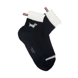 톰브라운 FAS240A Y3011 415 포인텔레 스티치 헥터 삼선탭 크루 양말