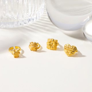 [국제표준금거래소] 순금 돌반지 3.75g 4종