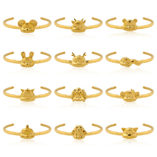 [국제표준금거래소] 십이지신+1 순금 돌팔찌 3.75g