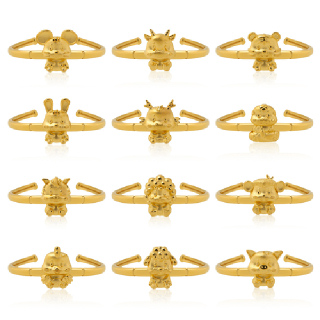 [국제표준금거래소] 십이지신+1 순금 돌팔찌 7.5g