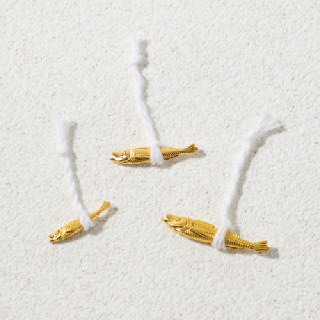 [국제표준금거래소] 액막이 순금 명태 오브제 1g, 1.875g, 3.75g