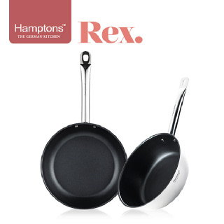 [Hamptons] 햄튼 렉스 스텐 인덕션 코팅 후라이팬 2종 D세트(F26/W24)