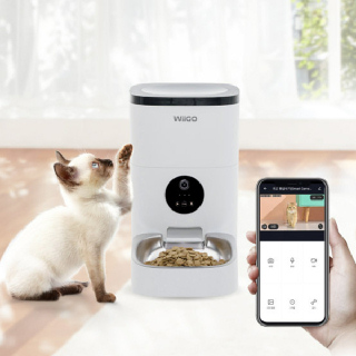 [위고] 스마트 카메라 자동 급식기 (WP4PFC)4L/강아지/고양이/급식기/앱연동