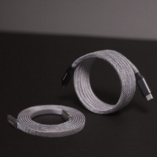 버니언스 240W 초고속 충전 케이블 마그네틱 C타입 충전케이블 C to C PD 라운드 플랫