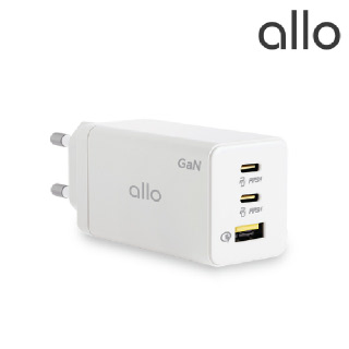 알로코리아 라이트 GaN 65W PD PPS QC 4.0 멀티 초고속 충전기 UC365G