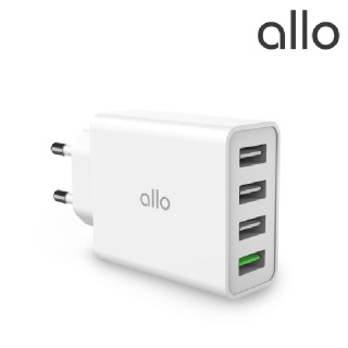 알로코리아 터보 4포트 35W QC3.0 고속 멀티충전기 UC435QC