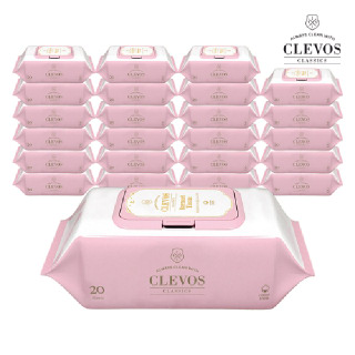 [클레보스] 배냇티슈 휴대형 20매 x 24팩