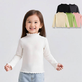 퍼스널컬러 여아 긴팔 피치기모 날라리티셔츠 205987