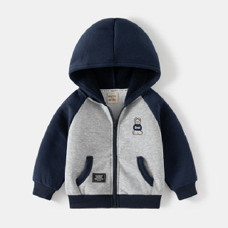 웜베어 후디 남아여아 긴팔 기모 후드집업 206033