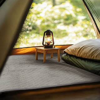 해든마루 프리볼트 1인용 극세사 전기장판 휴대용 50x150 /캠핑 여행용