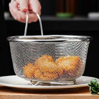 캠핑문 a241편수 304스텐레스 대형 채망 메쉬바스켓