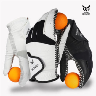 [부쿠로혼마정품] 부쿠로혼마 논슬립 합피 남자 양손 골프장갑[3COLORS] 