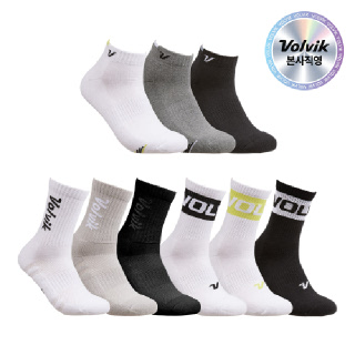 [본사직영] 볼빅 남성 단목 중목 기능성 스포츠 골프 양말 3종 2025년