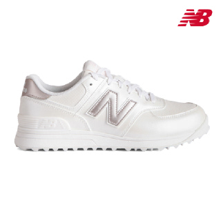 [뉴발란스정품] 2026 뉴발란스 WGS 574 스파이크리스 골프화[여성용][화이트/핑크] 