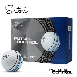 [세인트나인정품] 세인트나인 퍼팅 컨트롤 골프볼 골프공[3피스/12구][화이트]
