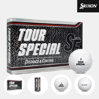 [던롭스포츠코리아정품] 2024 스릭슨 투어 스페셜(TOUR SPECIAL) SF 골프볼/골프공[화이트][2피스/15알]
