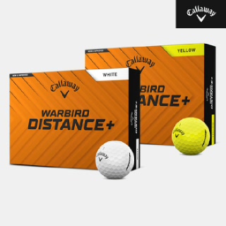 [캘러웨이코리아정품] 2025 캘러웨이 워버드 디스턴스+ 골프볼/골프공[남여공용][2COLORS][2피스/12알]