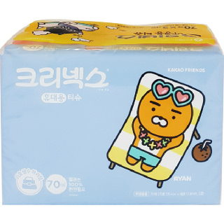 [바로바로팜]크리넥스여행용티슈70매*3